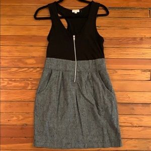 Black & gray dress